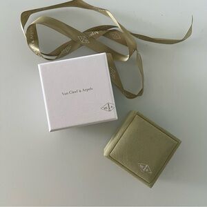 Van Cleef & Arpels Gift Box with Gold Ribbon
